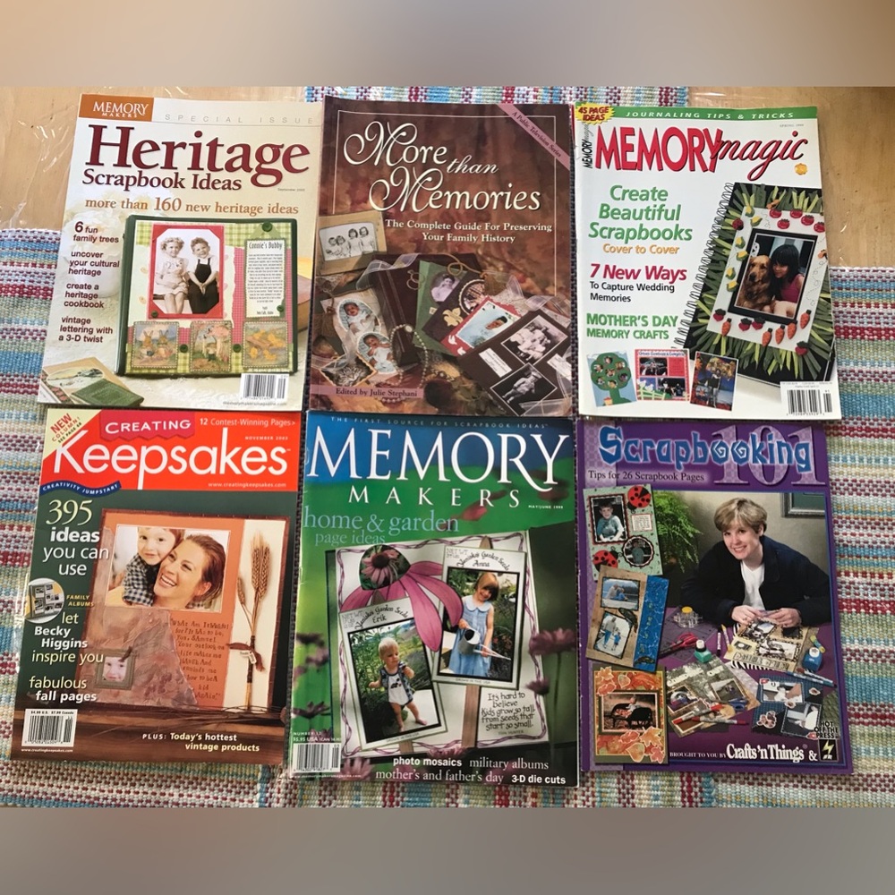 Lot 6 Scrapbooking/Keepsake Magazines